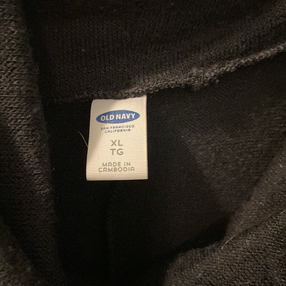 Old Navy Cowl Neck Black Sweater Dress. Long Sleeve. Size XL. - Picture 4 of 4